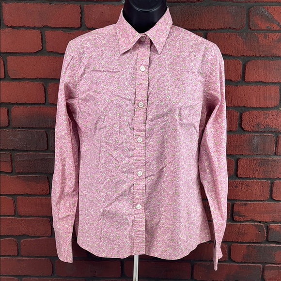 L.L. Bean Floral‎ Woman's Button Down XS - Picture 1 of 7
